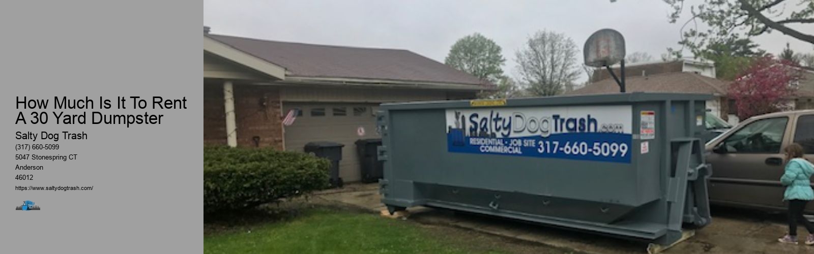 How Much Is It To Rent A 30 Yard Dumpster