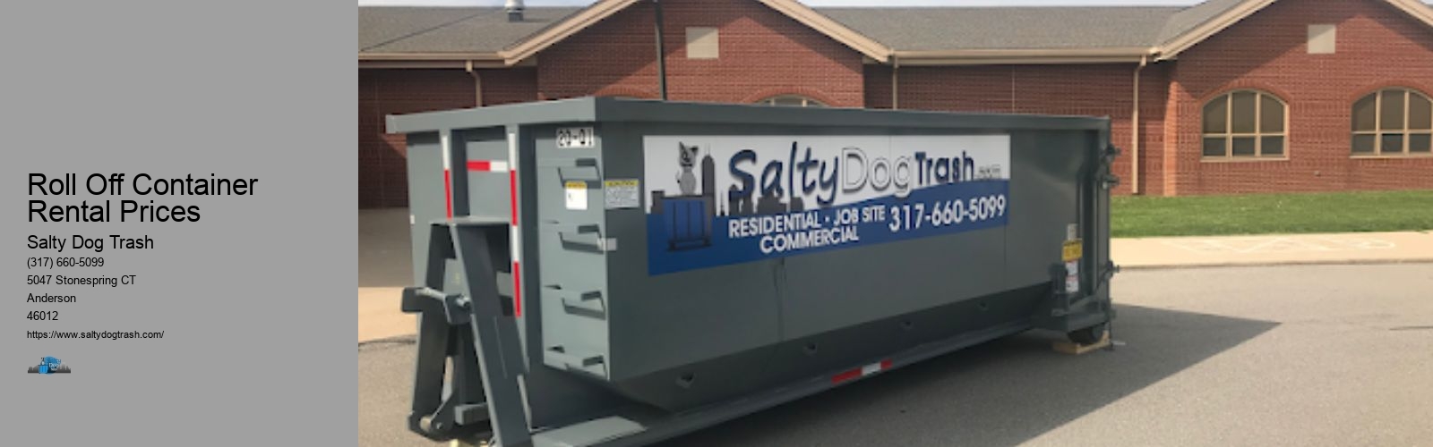 Roll Off Container Rental Prices